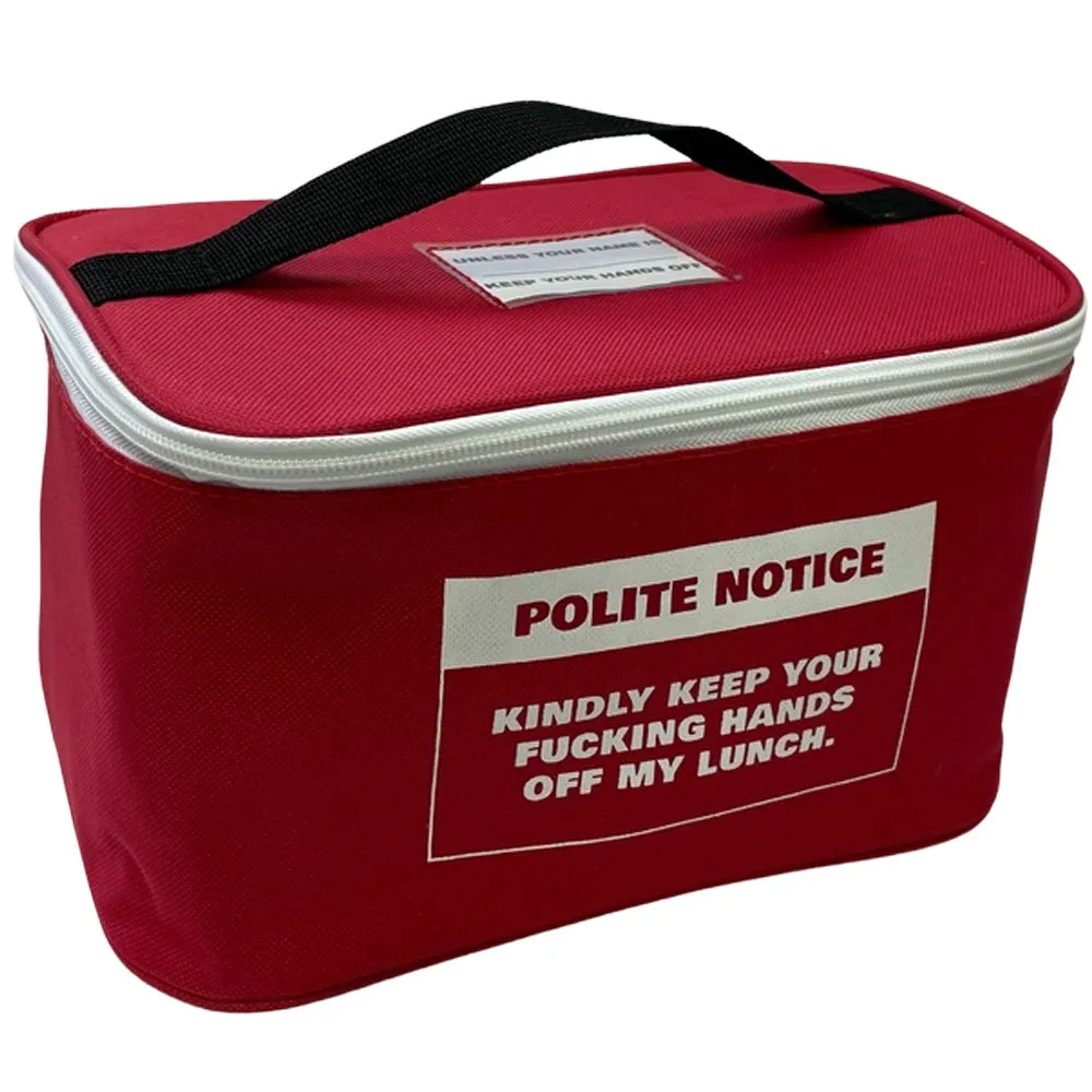Lunch Bag - Polite Notice (Rude Words)