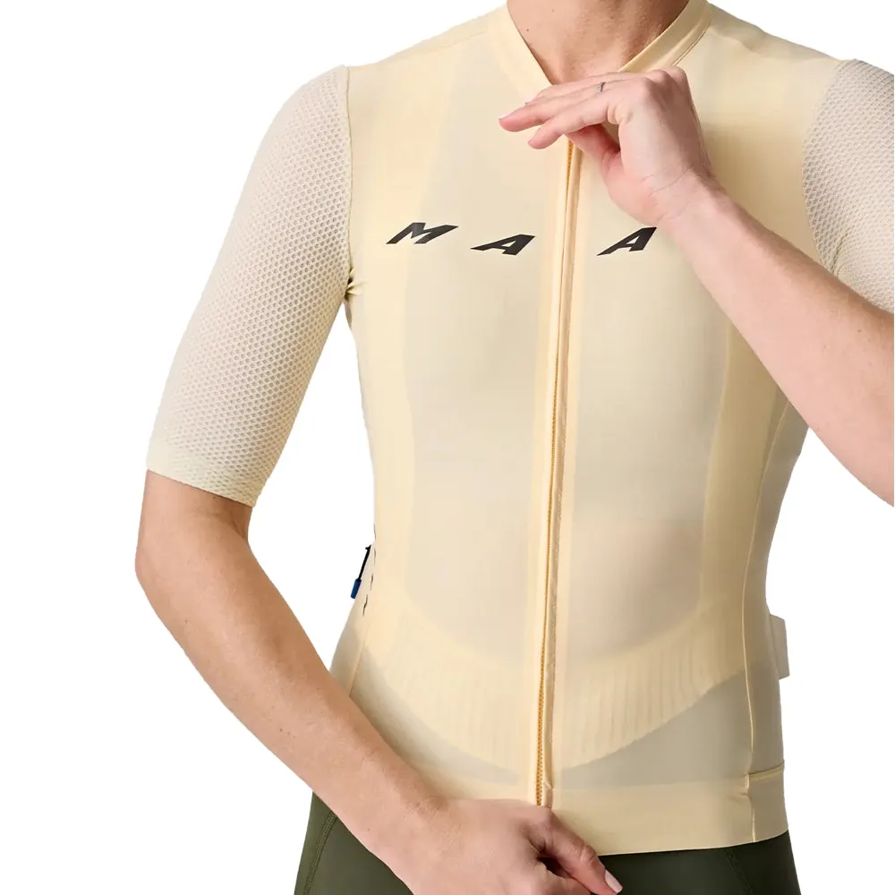 MAAP Evade Pro Base Women Jersey AW2023 - Sandstone/Limestone
