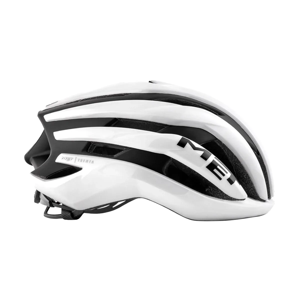 MET Trenta MIPS Cycling Helmet - White Glossy/Black Matt