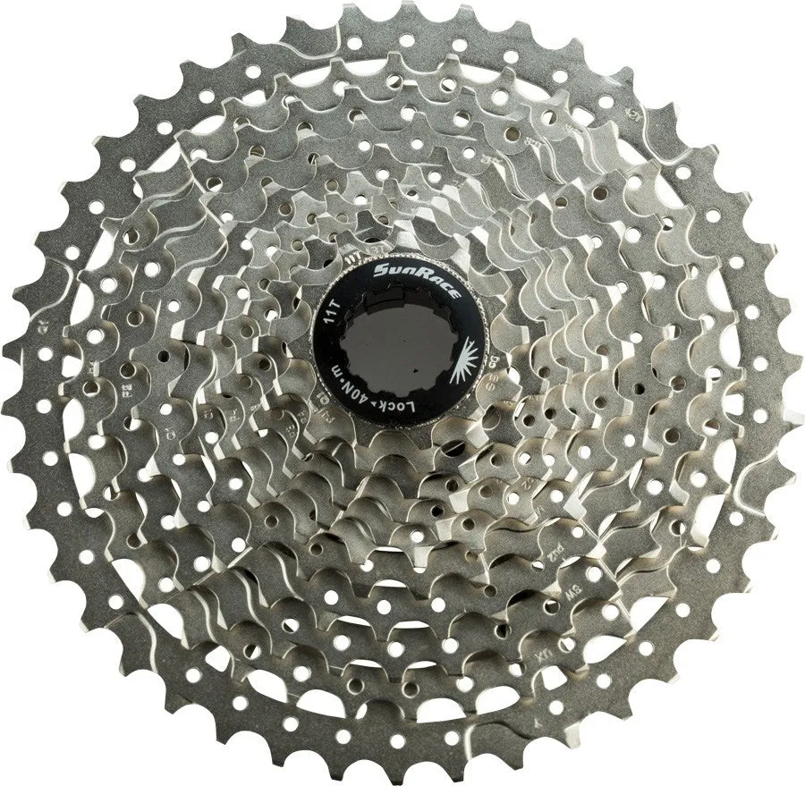 MS8 11-speed SunRace cassette, gray