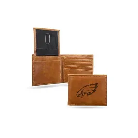 Philadelphia Eagles - Laser Engraved Billfold Wallet