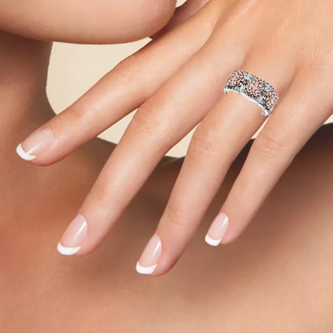 "ROSIE"  ROSE GOLD DIAMOND RING