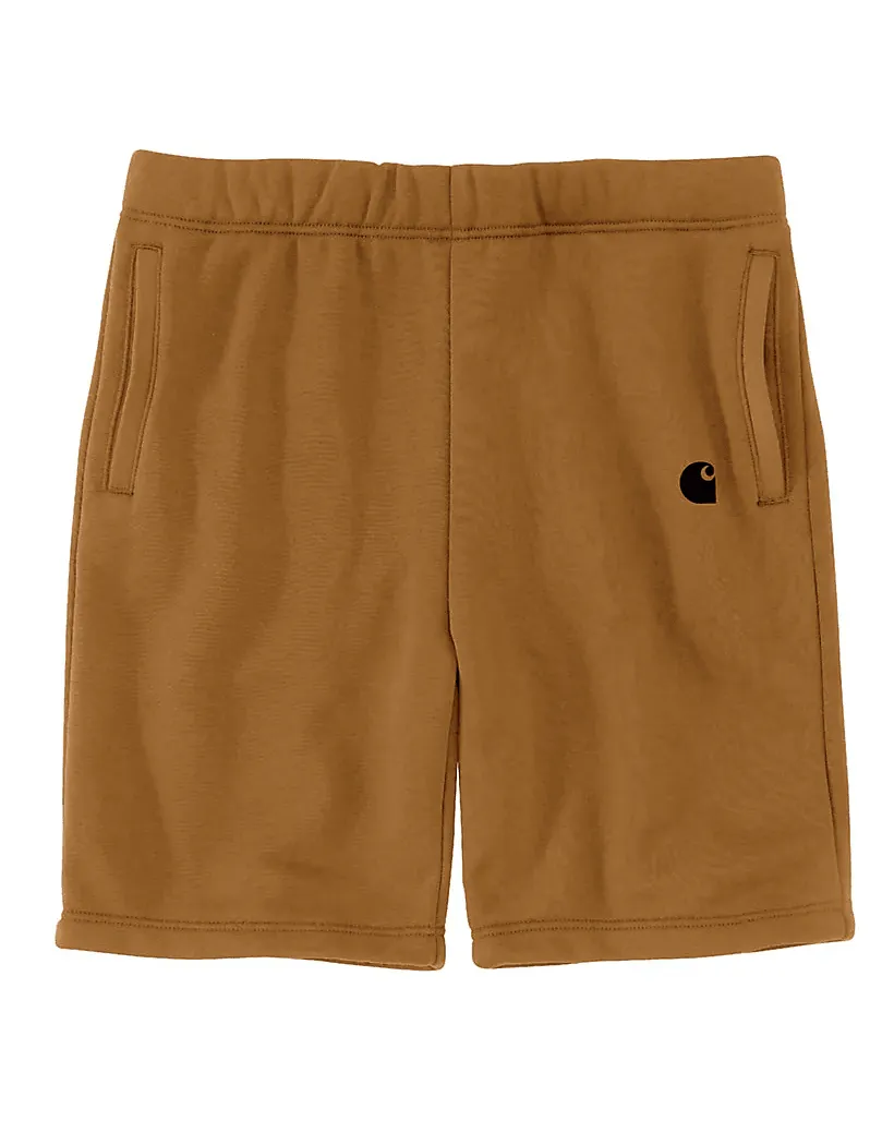 Relaxed Fit Midweight Fleece Short - Carhartt Brown