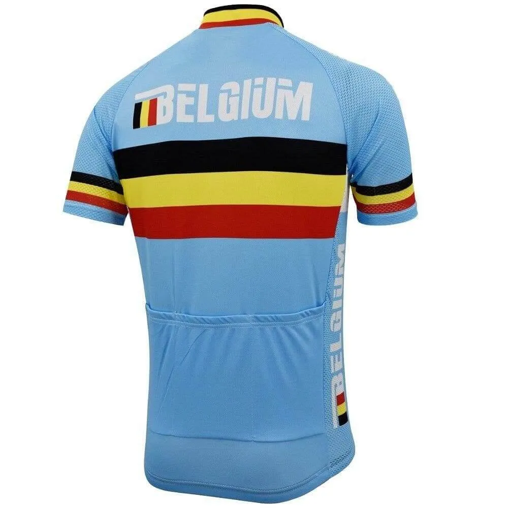 Retro Belgium Cycling Jersey