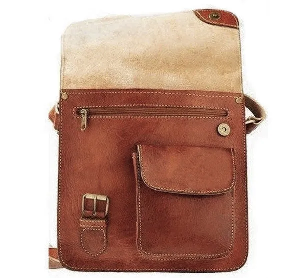 Riad Messenger Bag - Brown Caramel