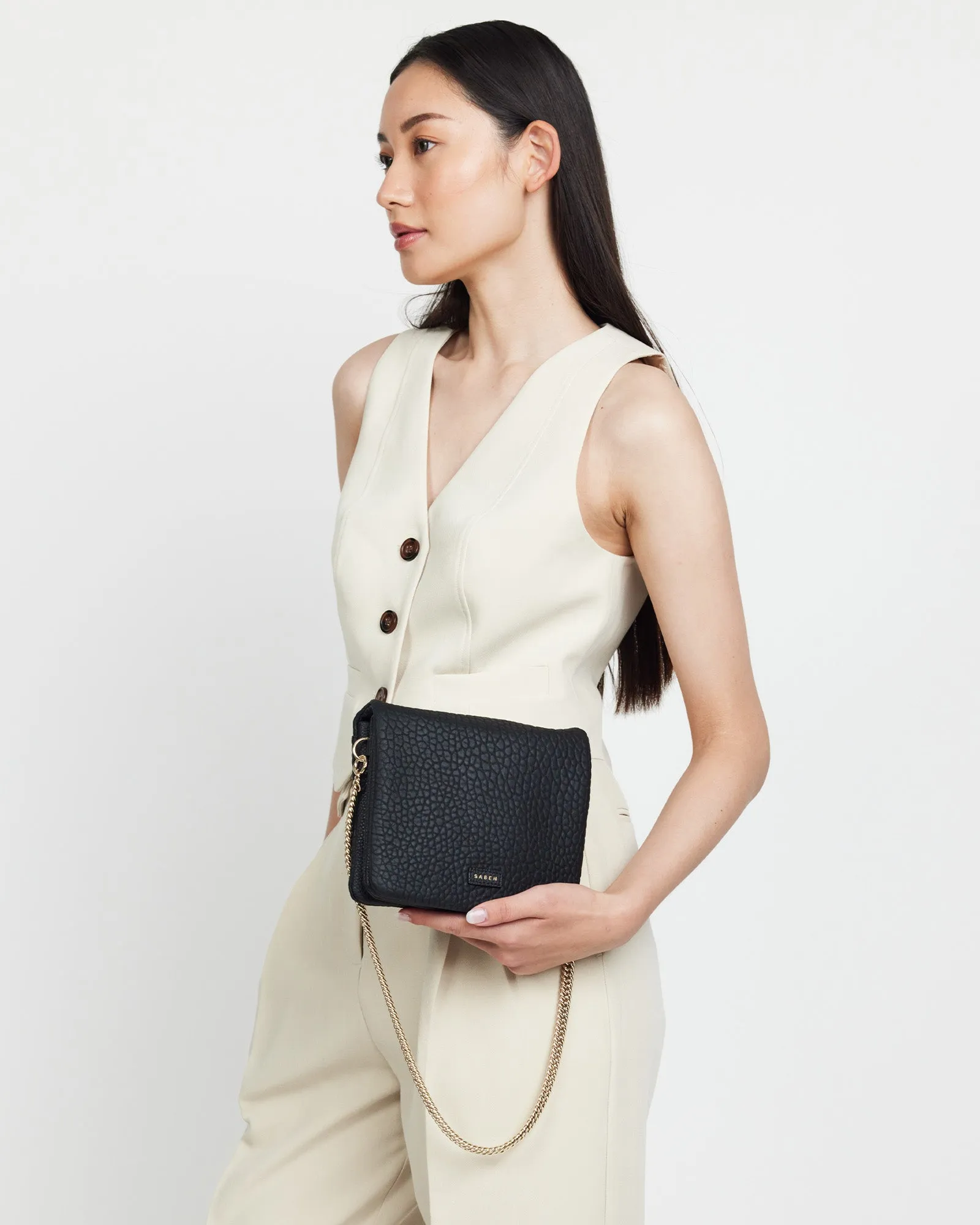 Saben Fox Crossbody Bag Black Bubble