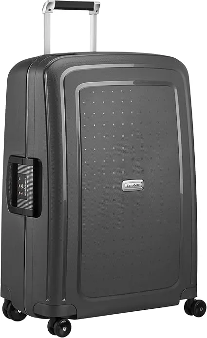 Samsonite S'Cure - Spinner L Case, 75 cm, 102 L, 4 Wheels, Black (Black)