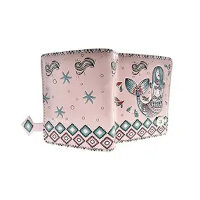 Shagwear Mermaid Garden Small Pink Zipper Wallet