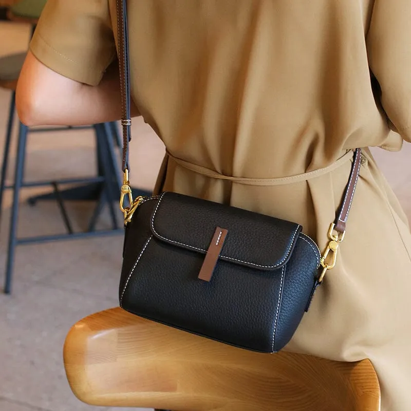 Shoulder bag in soft leather - perfect for any occasion