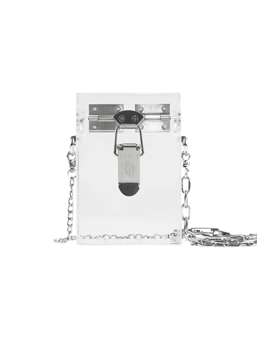 SIDEEFFECT acrylic box shoulder bag
