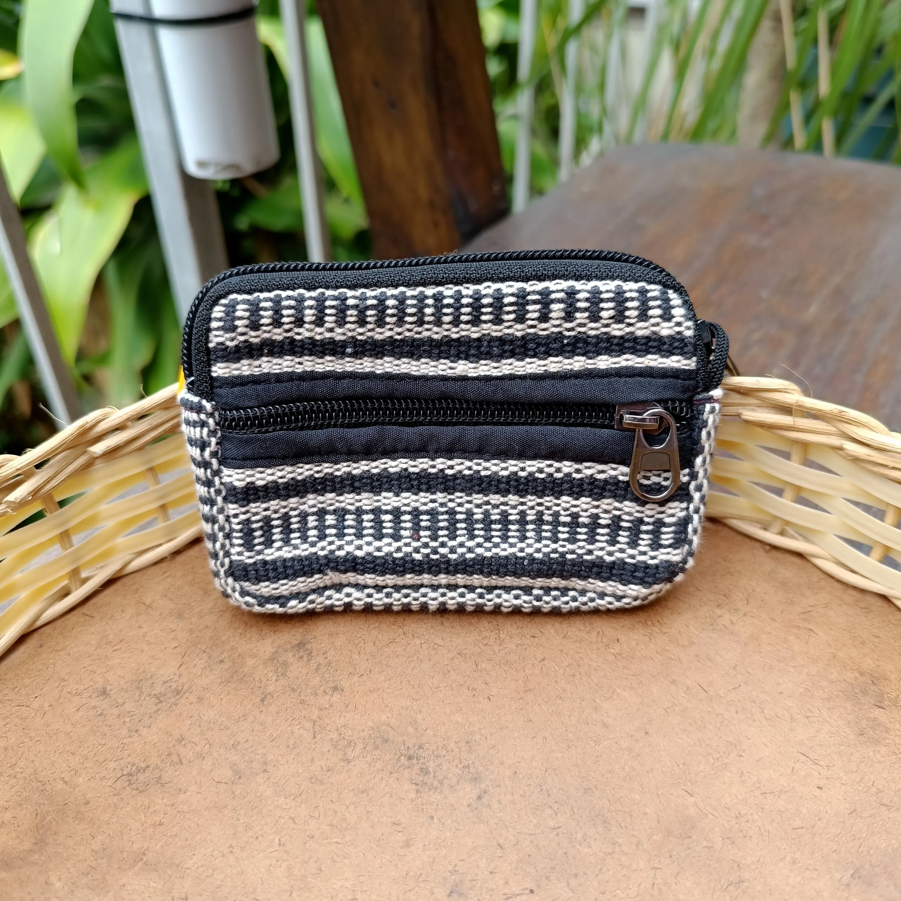 Small Gheri Cotton Wallet Coin Purse Various Colours