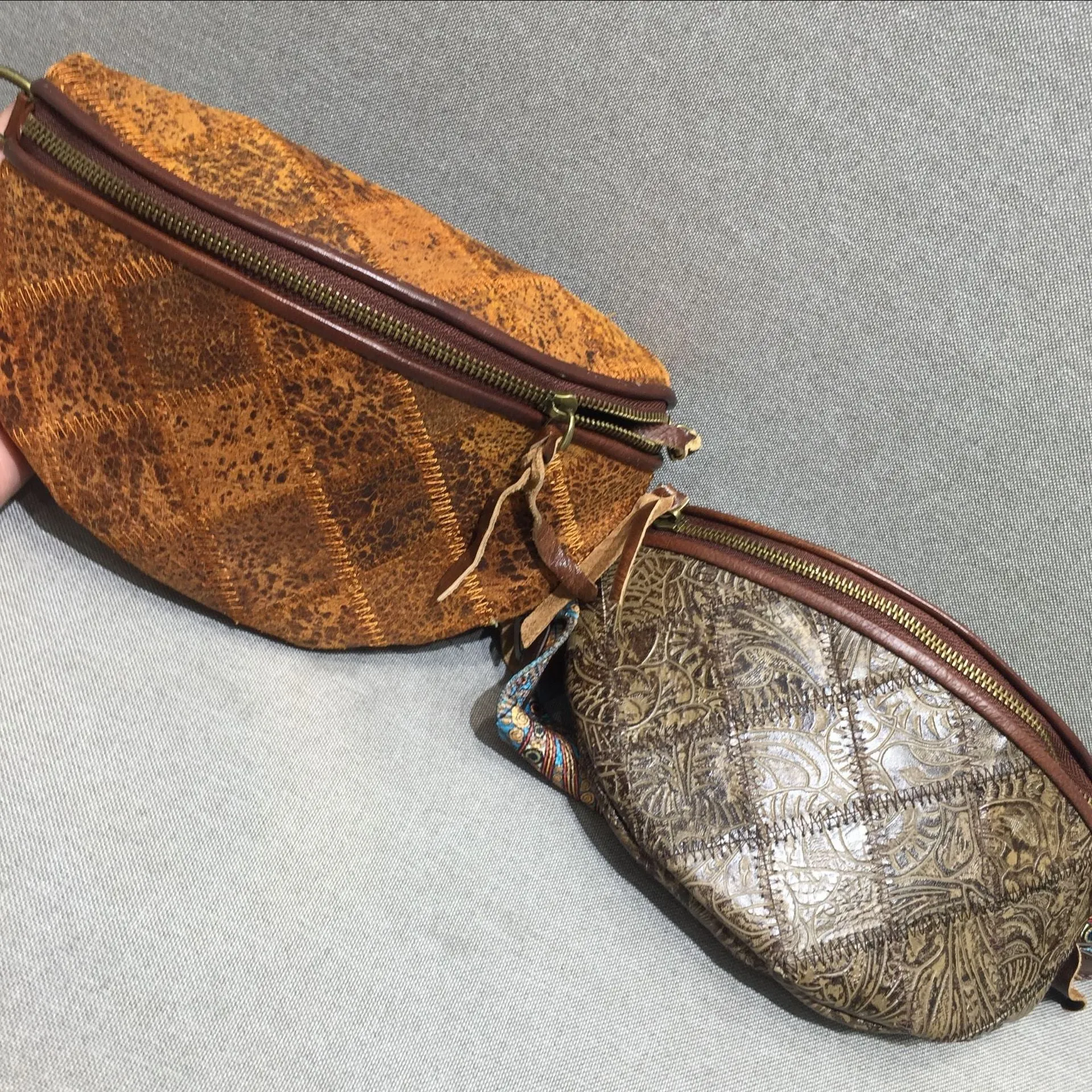 Small Women's Crossbody Chest Bag Leather Sling Bags For Women