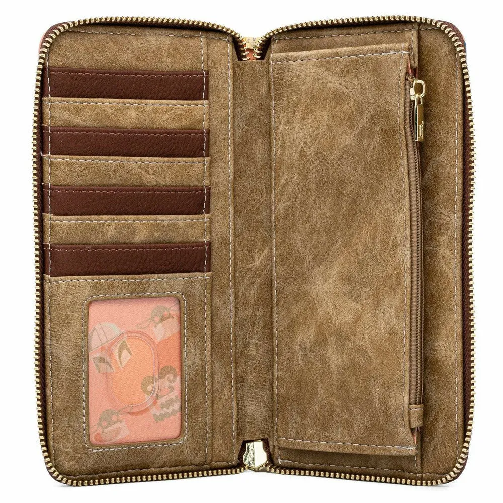 STAR WARS MANDALORIAN BANTHA RIDE AOP ZIPAROUND WALLET