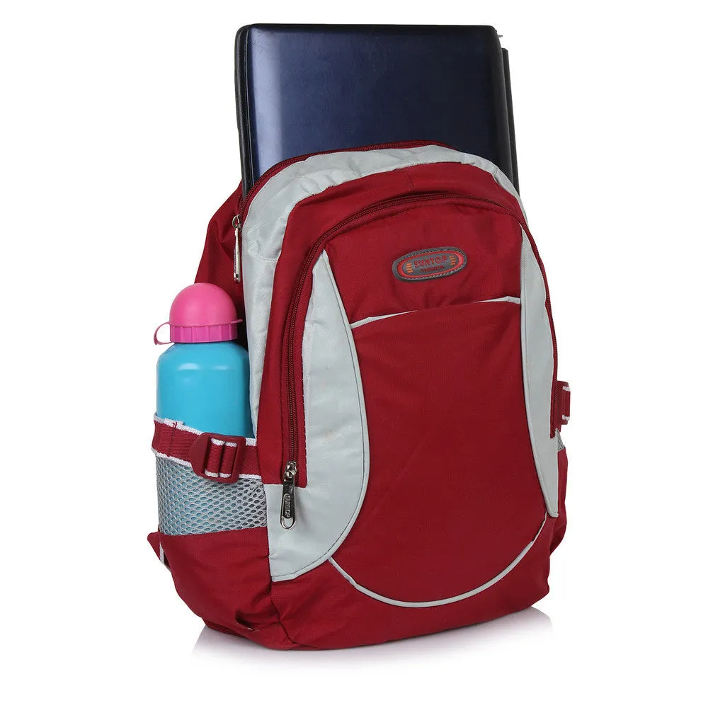 Suntop A35 14 L Backpack(Red and Cream)