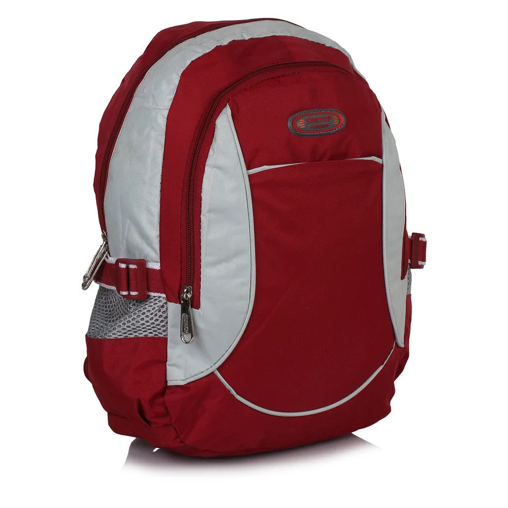 Suntop A35 14 L Backpack(Red and Cream)