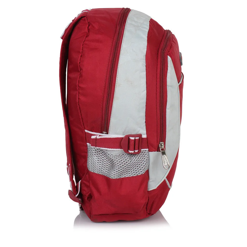 Suntop A35 14 L Backpack(Red and Cream)