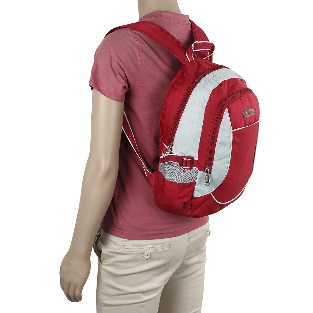 Suntop A35 14 L Backpack(Red and Cream)