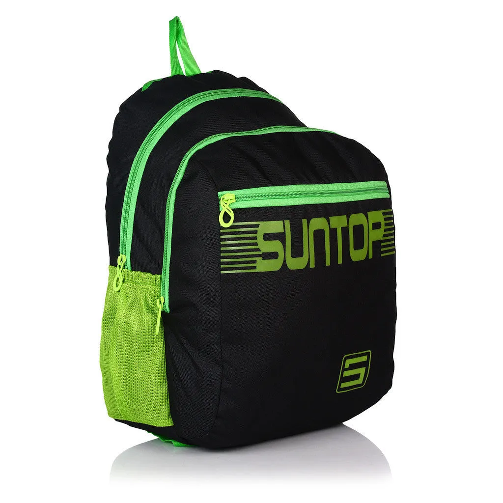 Suntop Boost 16 L Backpack(Fluorescent Green and Black)