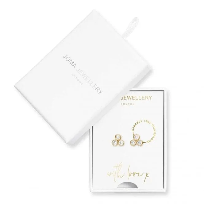 Treasure The Little Things Sparkle Like Champagne Earrings 3824