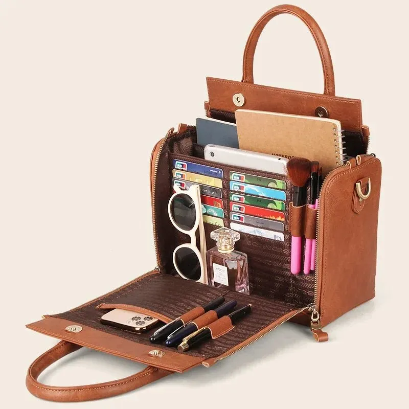 Vintage PU School Bag for Women – Summer Collection, Spacious Crossbody Handbag with Premium Quality Design