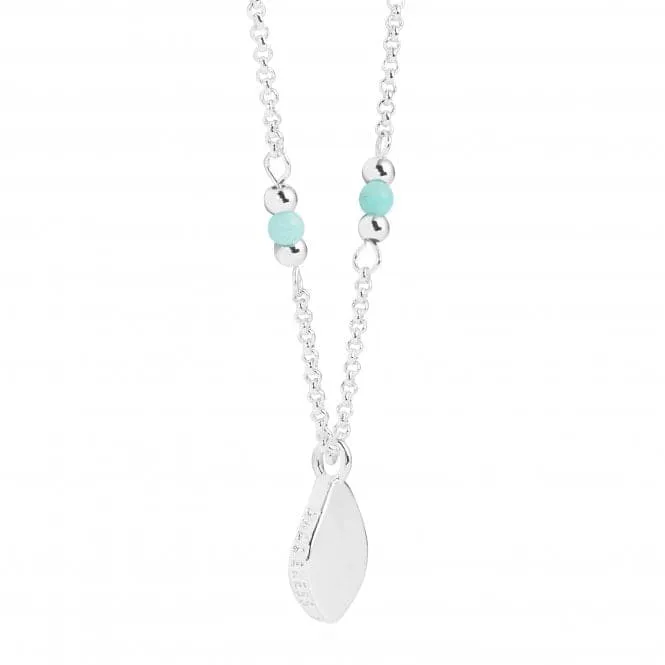 Wellness Gems Silver Amazonite 45cm   5cm Extender Necklace 4229
