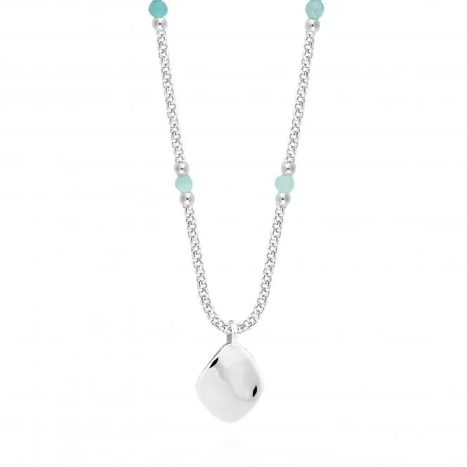 Wellness Gems Silver Amazonite 45cm   5cm Extender Necklace 4229