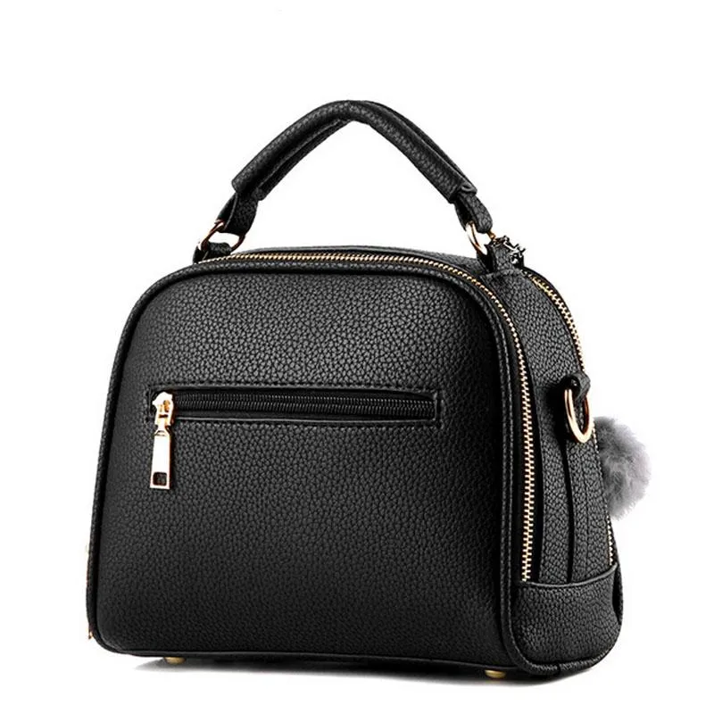 Women Faux-Leather Tote Shoulder Handbag with Fabolous leaf-shaped Tassels